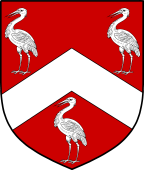 English Family Shield for Heron