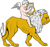 Gods and Goddesses Clipart image: Eros with Lyre
