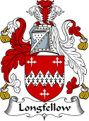English Coat of Arms for the family Longfellow