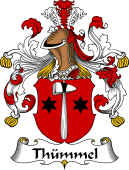 German Wappen Coat of Arms for Thümmel