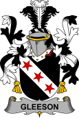 Irish Coat of Arms for Gleeson or O'Glissane