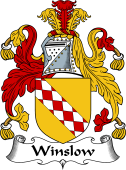English Coat of Arms for the family Winslow