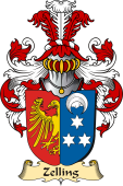 v.23 Coat of Family Arms from Germany for Zelling