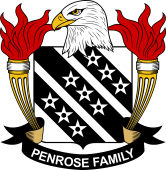 Coat of arms used by the Penrose family in the United States of America