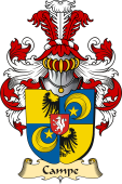 v.23 Coat of Family Arms from Germany for Campe