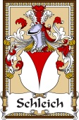 German Coat of Arms Wappen Bookplate  for Schleich