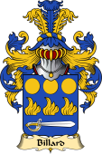 French Family Coat of Arms (v.23) for Billard