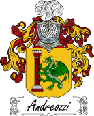 Araldica Italiana Coat of arms used by the Italian family Andreozzi