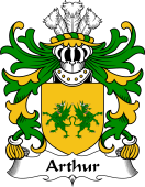 Welsh Coat of Arms for Arthur I (ab uthr pendragon-King Arthur)