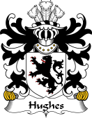 Welsh Coat of Arms for Hughes (of Gwerclas, Merionethshire)