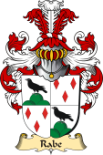 v.23 Coat of Family Arms from Germany for Rabe