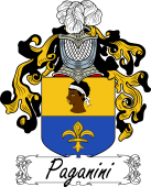 Araldica Italiana Italian Coat of Arms for Paganini