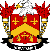 Coat of arms used by the How family in the United States of America