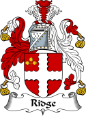 English Coat of Arms for the family Ridge
