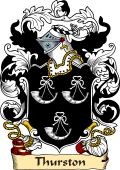English or Welsh Family Coat of Arms (v.23) for Thurston (Lancashire)