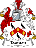 English Coat of Arms for the family Taunton