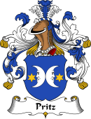 German Wappen Coat of Arms for Pritz