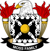 Coat of arms used by the Moss family in the United States of America