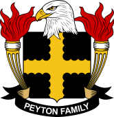 Coat of arms used by the Peyton family in the United States of America