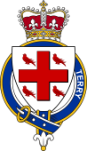 Families of Britain Coat of Arms Badge for: Terry (England)