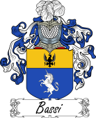 Araldica Italiana Coat of arms used by the Italian family Bassi