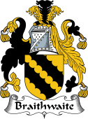 English Coat of Arms for the family Braithwaite