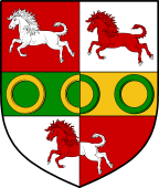 English Family Shield for Rush