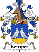 German Wappen Coat of Arms for Kemper