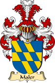v.23 Coat of Family Arms from Germany for Maler