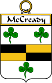 Irish Badge for McCready or McCreadie