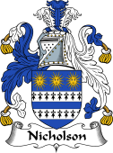 English Coat of Arms for Nicholson