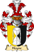 v.23 Coat of Family Arms from Germany for Heyne