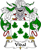 Portuguese Coat of Arms for Vidal