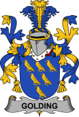 Irish Coat of Arms for Golding