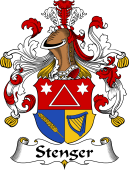 German Wappen Coat of Arms for Stenger