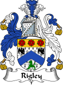 English Coat of Arms for the family Rigley or Wrigley