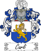 Araldica Italiana Coat of arms used by the Italian family Carli