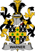 Irish Coat of Arms for Warner