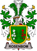 Swedish Coat of Arms for Rosenbom
