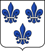 French Family Shield for Aubry