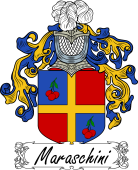 Araldica Italiana Coat of arms used by the Italian family Maraschini