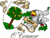 Sept (Clan) Coat of Arms from Ireland for O'Connor Faly
