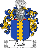 Araldica Italiana Coat of arms used by the Italian family Paola