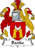 English Coat of Arms for Banke