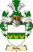 English Coat of Arms (v.23) for the family Kirby