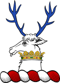 Family crest from Scotland for Sempill (Baroness Sempill)