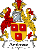 English Coat of Arms for the family Ambrose