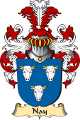 v.23 Coat of Family Arms from Germany for Nay