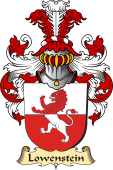 v.23 Coat of Family Arms from Germany for Lowenstein