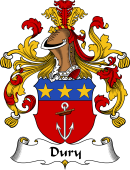 German Wappen Coat of Arms for Dury